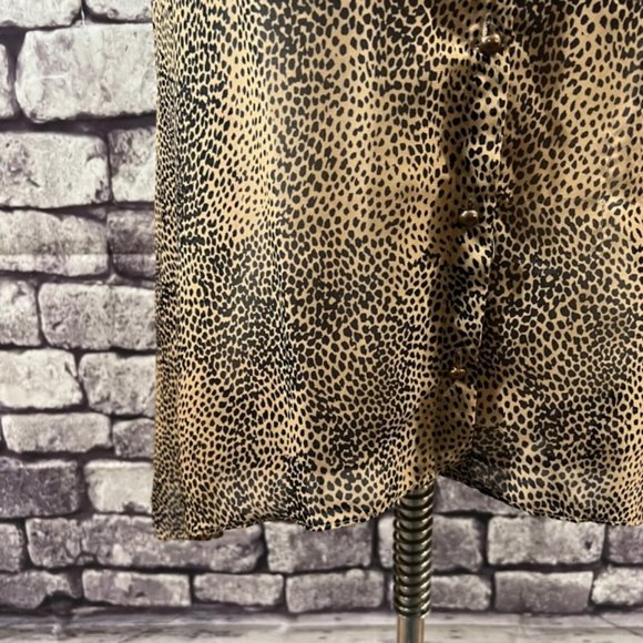 Love Culture Brown & Black Blouse Size S - Picture 3 of 10